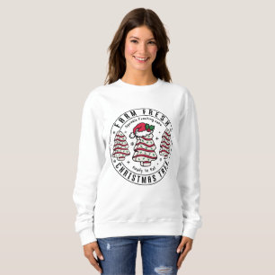 Sweatshirt Fête Fraîche de la ferme Agritourisme Rustique