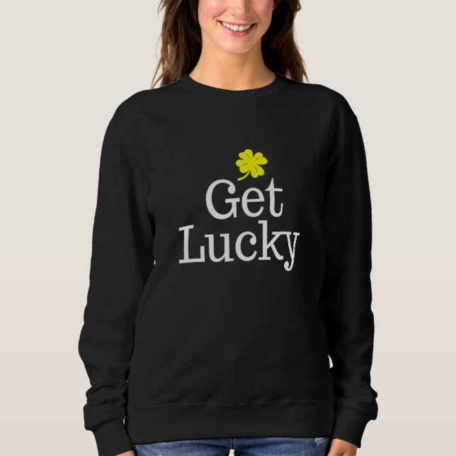 Sweatshirt Fête Lucky Saint Patricks (Devant)