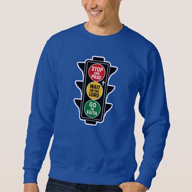 Sweatshirt Feu de circulation - Chrétien (Devant)