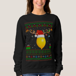 Sweatshirt Feu de Noël amusant Feu de Citron moche Chr