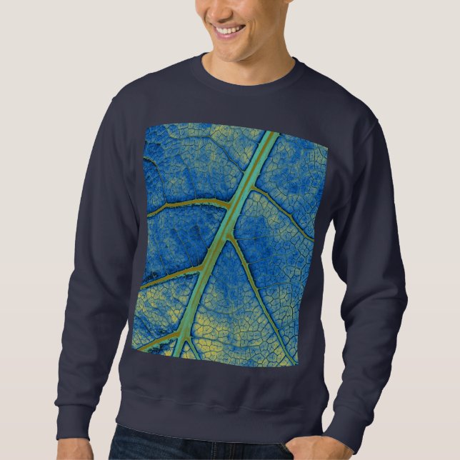 Sweatshirt Feuille d'art vintage 02 (Devant)