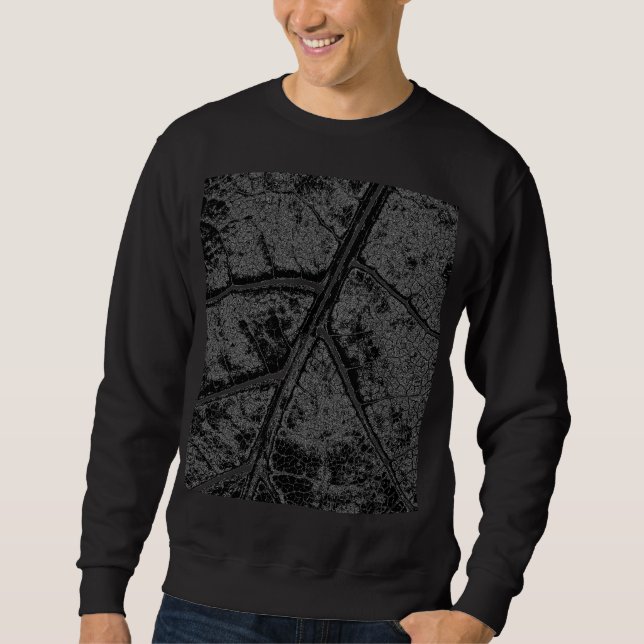 Sweatshirt Feuille d'art vintage 99 (Devant)