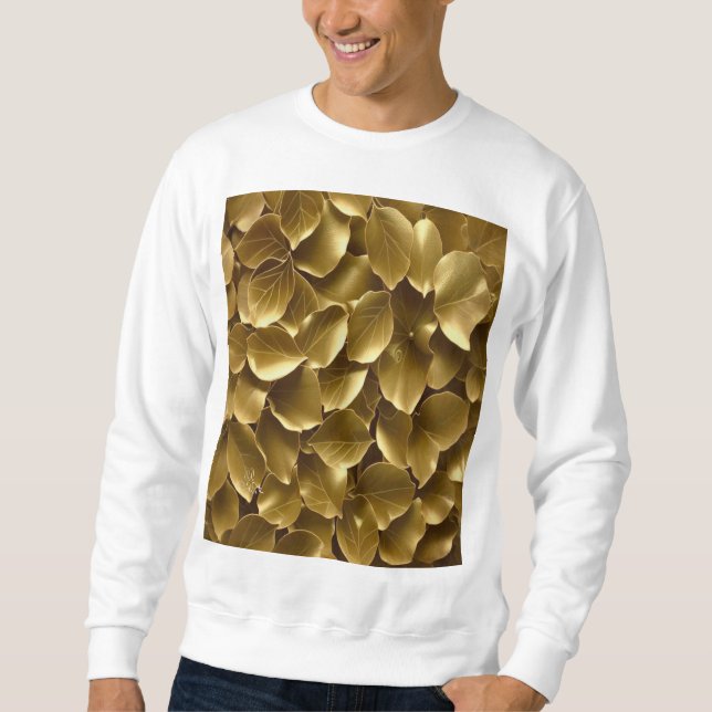 Sweatshirt Feuille d'or (Devant)
