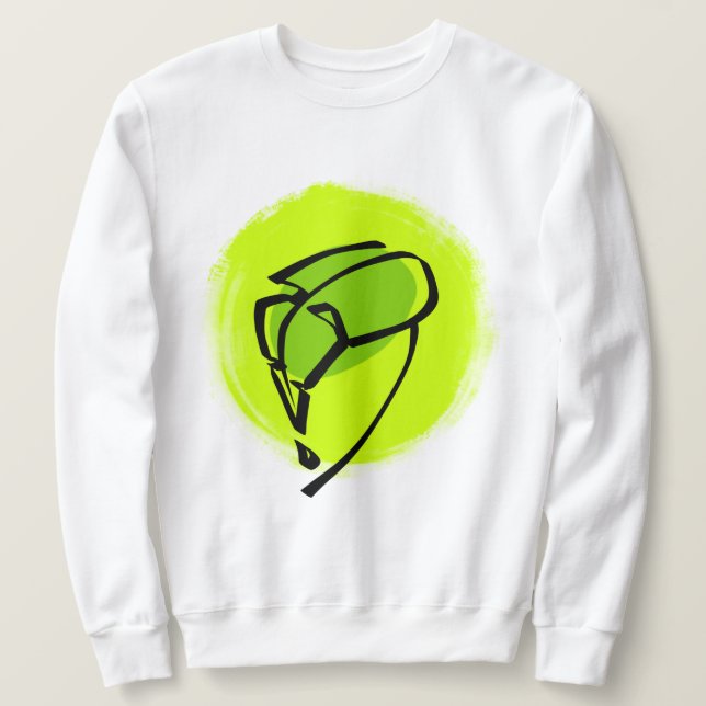 Sweatshirt Feuille verte (Design devant)