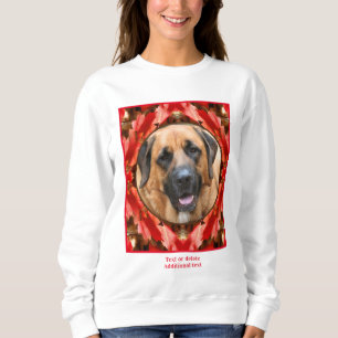 Sweatshirt Feuilles Automne Cadre Créer Votre Propre Animal P