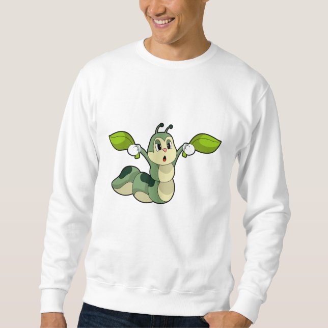 Sweatshirt Feuilles Caterpillar (Devant)