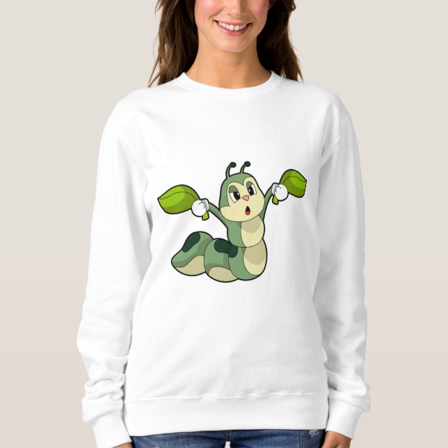Sweatshirt Feuilles Caterpillar (Devant)