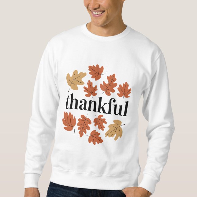 Sweatshirt Feuilles d'automne (Devant)
