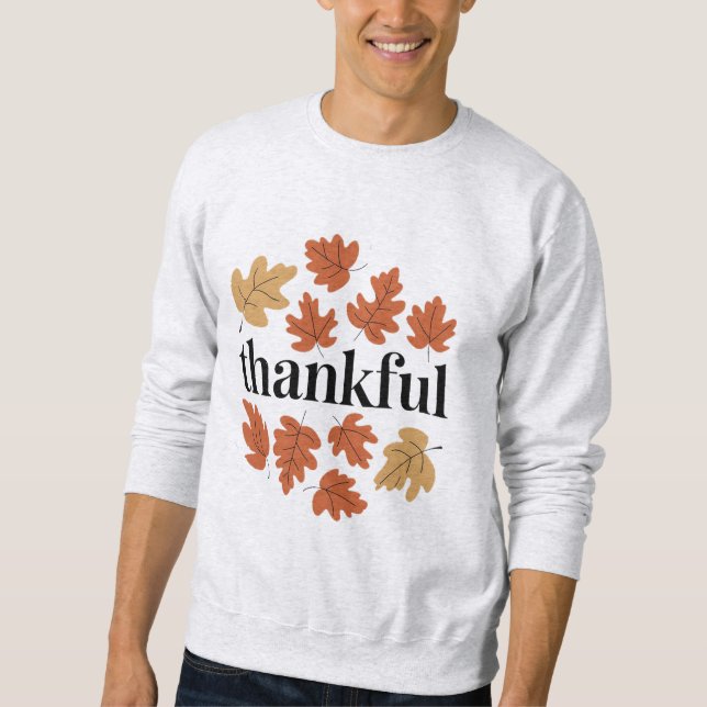 Sweatshirt Feuilles d'automne (Devant)