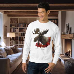 Sweatshirt Feuilles de l'érable rouge orignal