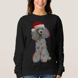 Sweatshirt Feux de Noël des canicules Amoureux des chiens de