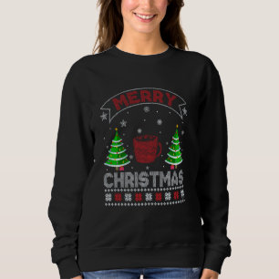Sweatshirt Feux de Noël Hommes Femmes Chaud cacao Chaud Chauf