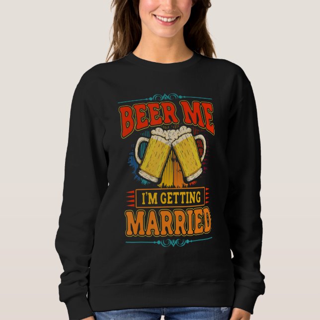 Sweatshirt Fiançailles de garçon de bachelor pour le marié 4 (Devant)