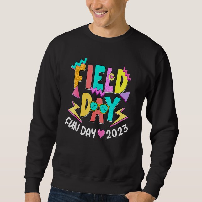 Sweatshirt Field Day Let The Games Begin Kids Teachers Field  (Devant)