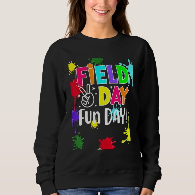Sweatshirt Field Fun Day Squad School Trip Vibes Boys Girls T (Devant)