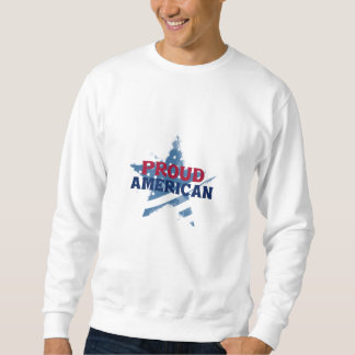Sweatshirt Fier Américain Fier De Sa Patrie