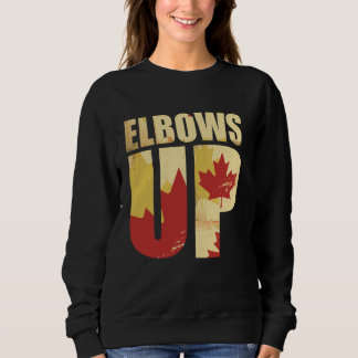 Sweatshirt Fier Canadien Fort Canada Coudes en l'air Canada E