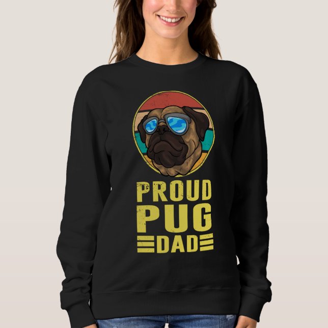 Sweatshirt Fier Carlin papa Carlin chien (Devant)
