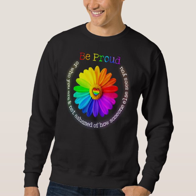 Sweatshirt Fier De Qui Joue Est Et N'A Pas Honte De Comment Q (Devant)