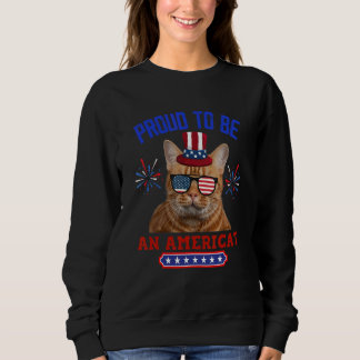 Sweatshirt Fier D'Être Un Chat Américain