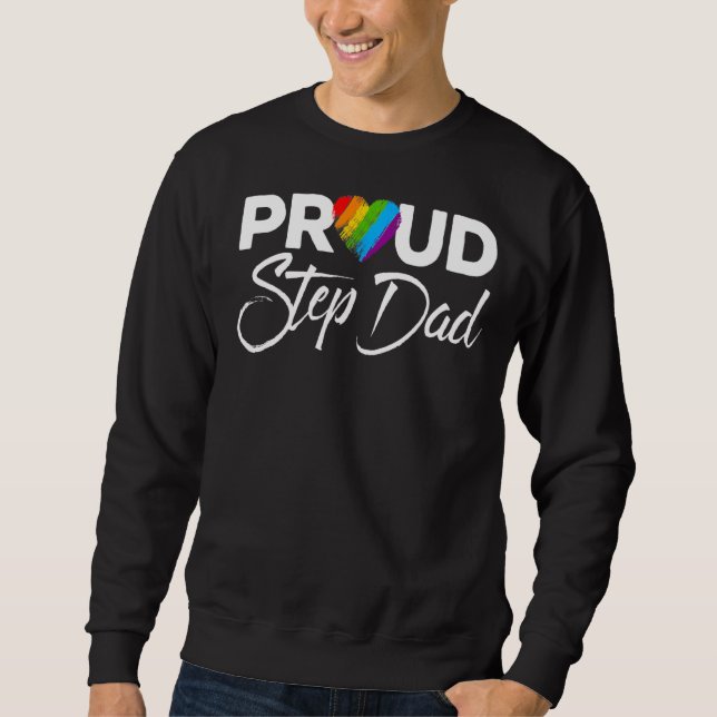 Sweatshirt Fier Étape Papa Gay pride Mois Lgbtq (Devant)