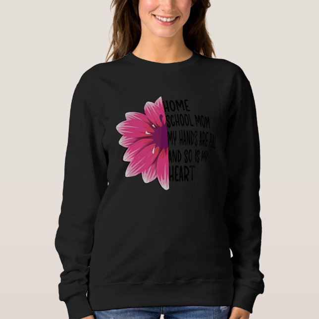 Sweatshirt Fier Homeschool Maman Appréciation (Devant)