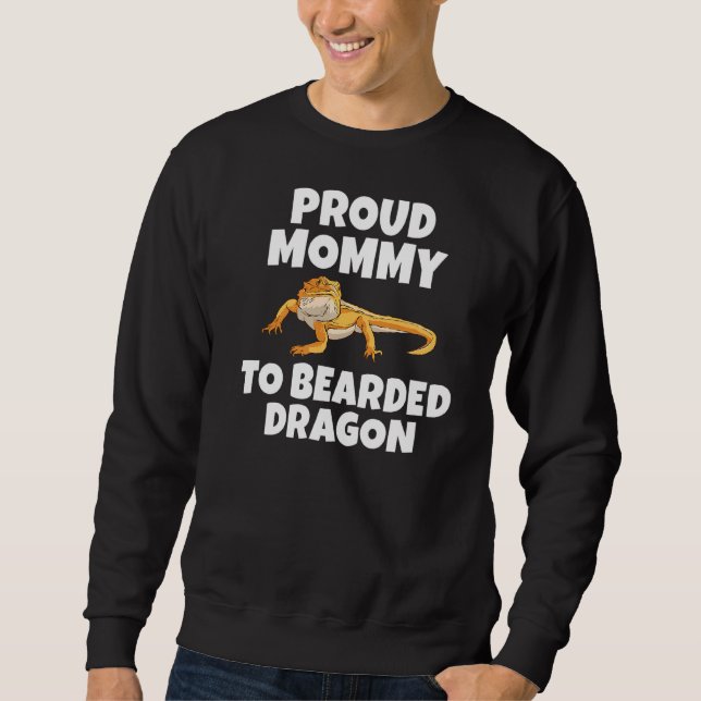 Sweatshirt Fier Maman À Gardien De Reptile Dragon Porté (Devant)