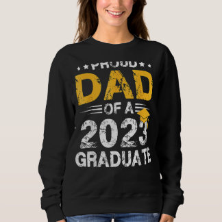 Sweatshirt Fier Papa D'Une Classe De Diplômé Senior Gradu 202