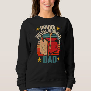 Sweatshirt Fier Postal Worker Papa Postman Mailman Courrier M