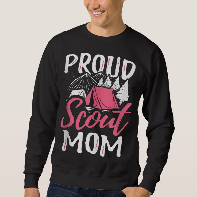 Sweatshirt Fier Scout Maman Scouting Den Leader Cub Camping T (Devant)