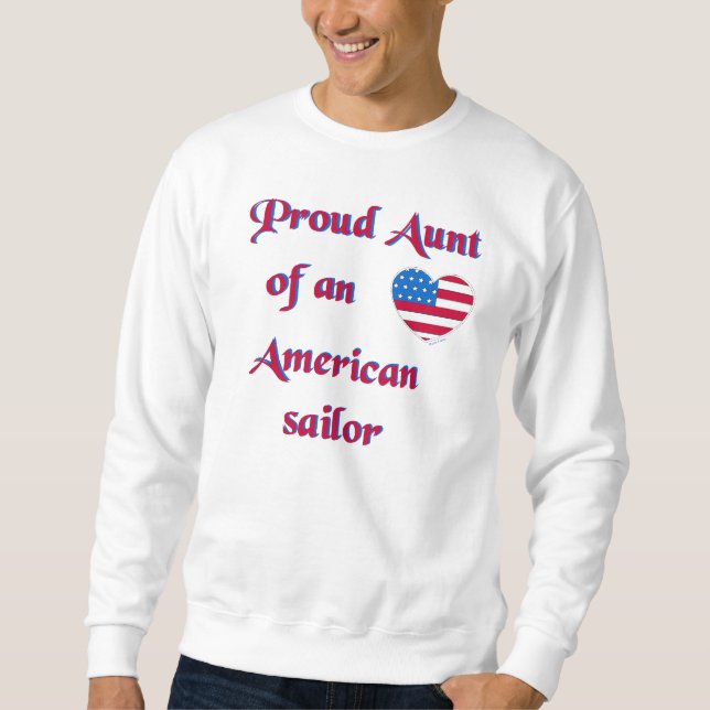 Sweatshirt Fier-Tante-Marin-Marine-Un (Devant)