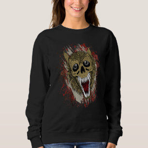Sweatshirt Fierce Effrayant Grunge Wolf Werewolf Goth