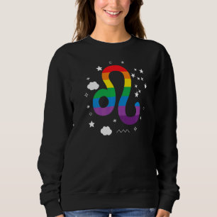 Sweatshirt Fière Astrologie Leo SIGNE Zodiaque Horoscope Arc-