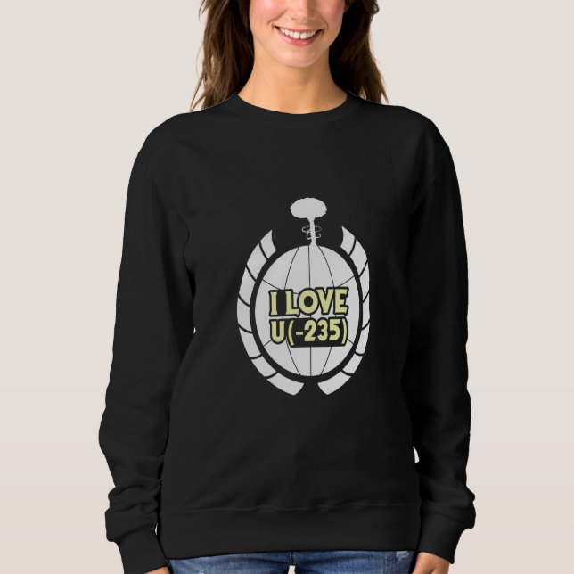 Sweatshirt Fière Énergie Renouvelable Je t'aime 235 Moteur Nu (Devant)