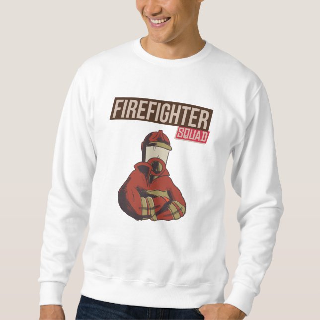 Sweatshirt Fière escouade de pompiers (Devant)