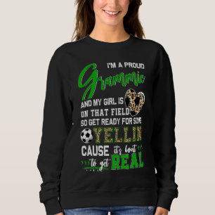 Sweatshirt Fiers Football Grammie Football Famille Correspond