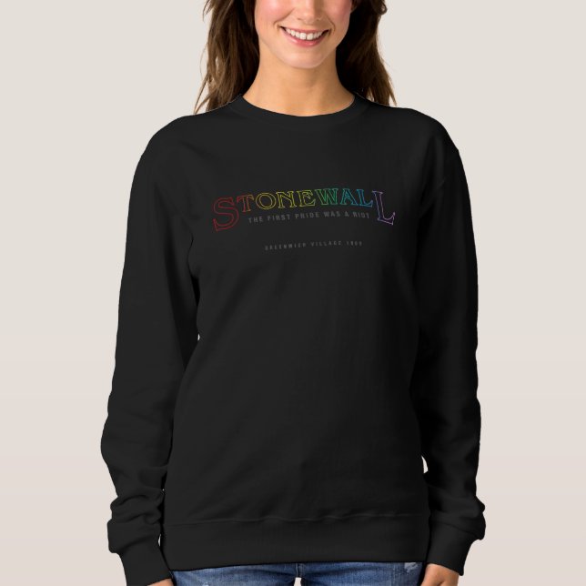 Sweatshirt Fierté 50e Anniversaire Stonewall 1969 Était Une É (Devant)