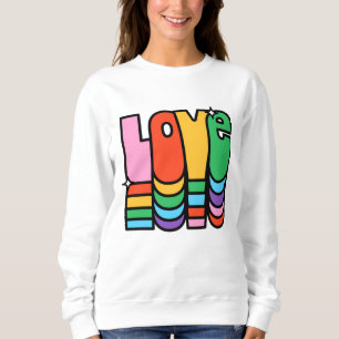 Sweatshirt Fierté - aimez la couleur arc-en-ciel. l'amour est