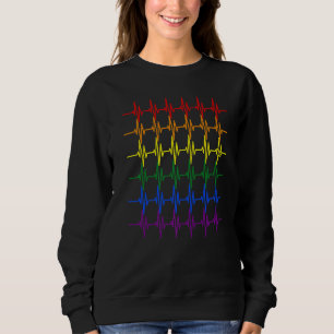 Sweatshirt Fierté de battement de coeur LGBTQ
