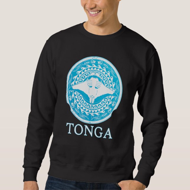 Sweatshirt Fierté des racines de Manta Ray Tonga (Devant)