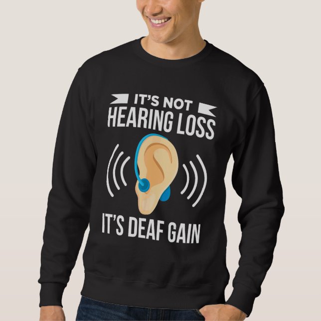 Sweatshirt Fierté des Sourds geste de la main en langue des s (Devant)