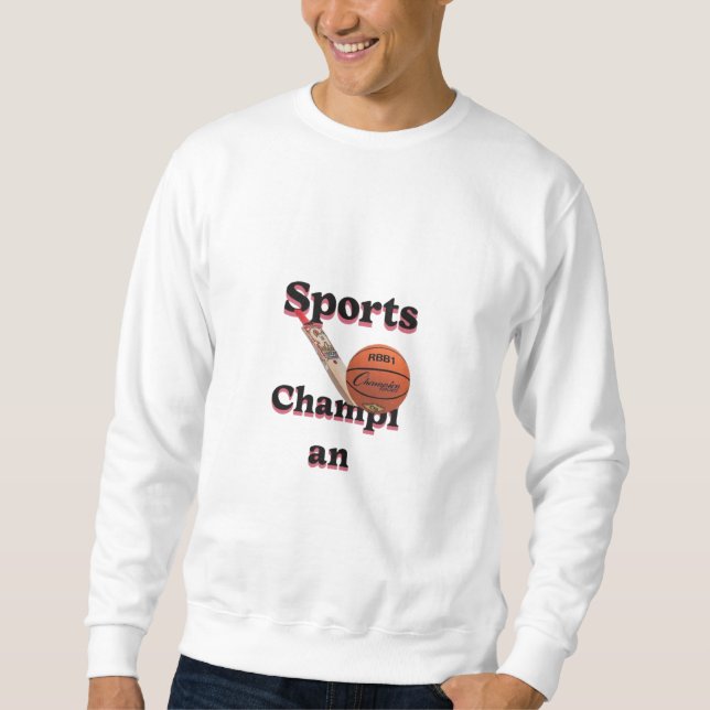 Sweatshirt "Fierté du champion : Identité sportive IK (Devant)