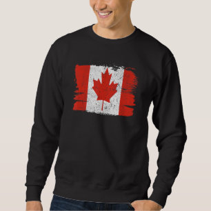 Sweatshirt Fierté du drapeau du Canada Amitié Pride Paix Vint