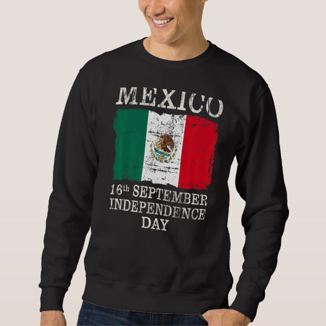 Sweatshirt Fierté du Mexique Jour de l'Indépendance 2022 Drap (Devant)