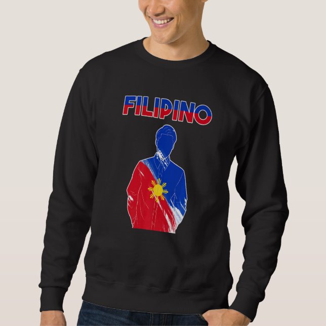 Sweatshirt Fierté Philippines Pinoy Pinay Philippin Philippin (Devant)