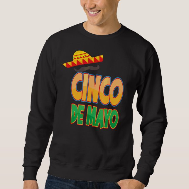 Sweatshirt Fiesta 5 De Mayo Viva Mexico (Devant)