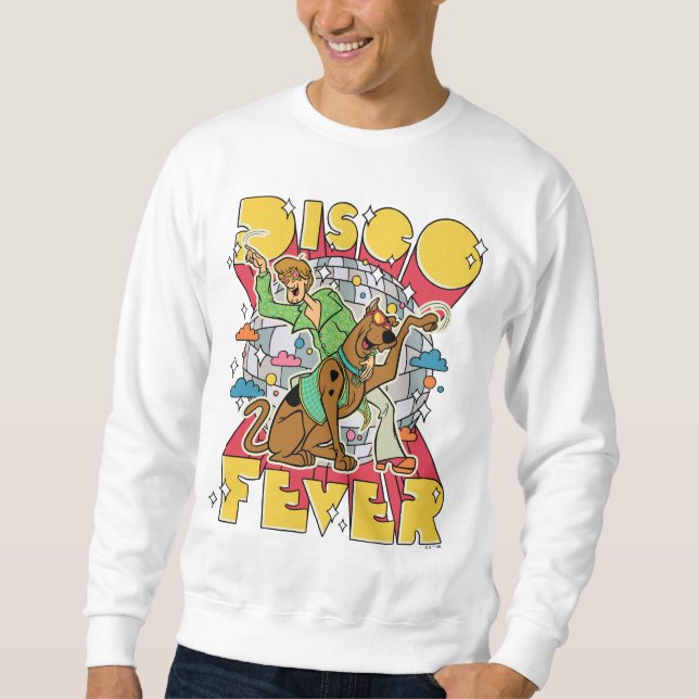 Sweatshirt Fièvre de Disco avec Scooby et Shaggy (Devant)