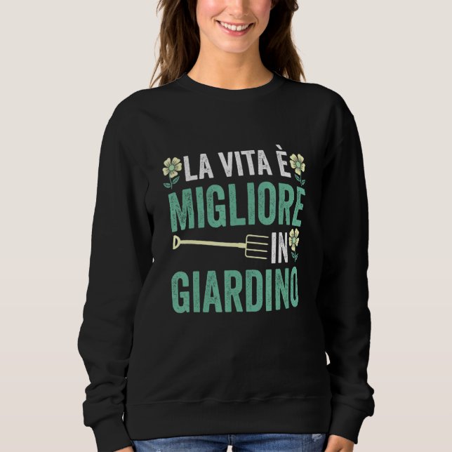 Sweatshirt Figure du jardin (Devant)
