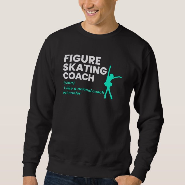 Sweatshirt Figure Patinage de patinage sur glace Instructeur  (Devant)