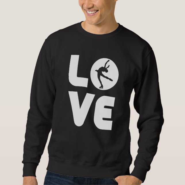 Sweatshirt Figure Skater Ice Skate Team 2 (Devant)